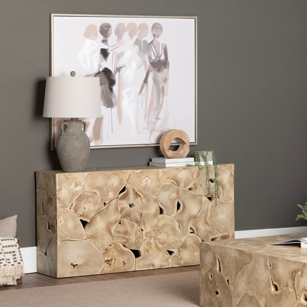Crestview Collection Jackson Modern Rustic Console Table