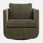 Uttermost Abound Herb Textured Chenille Swivel Chair