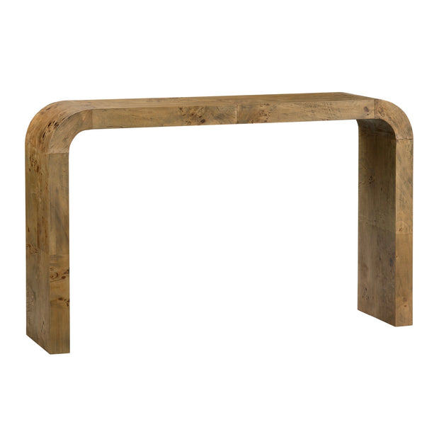 Crestview Collection Richmond Mappa Burl Console Table