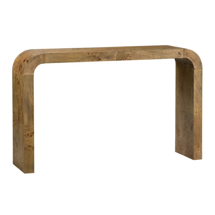 Crestview Collection Richmond Mappa Burl Console Table