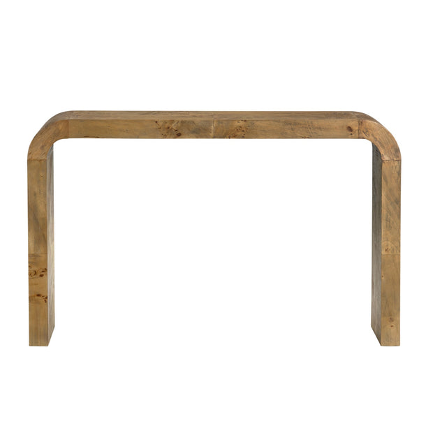 Crestview Collection Richmond Mappa Burl Console Table
