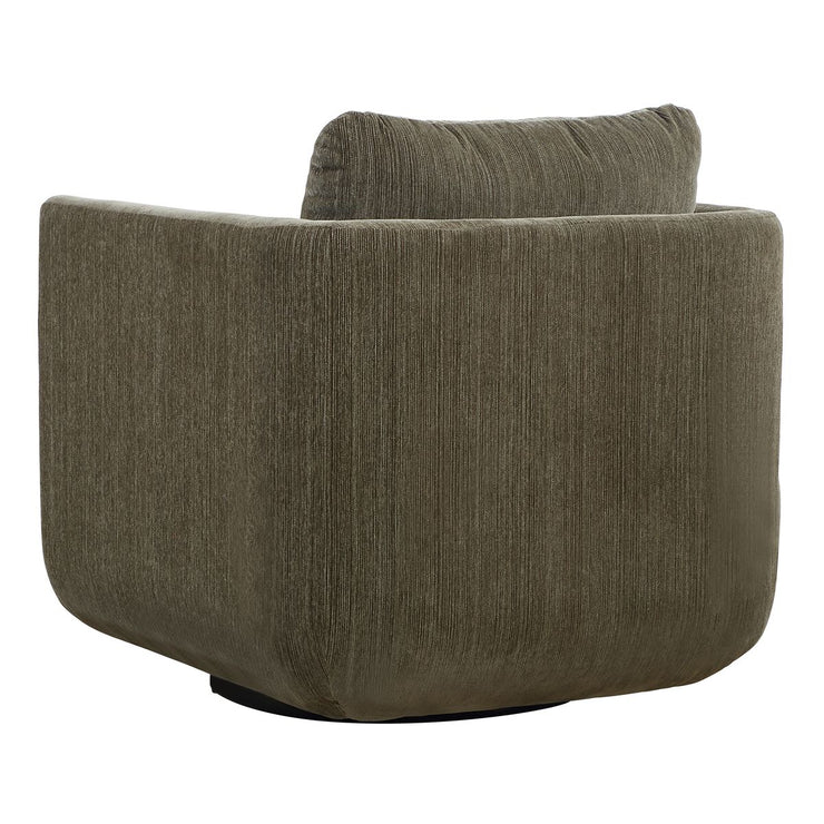 Uttermost Abound Herb Textured Chenille Swivel Chair