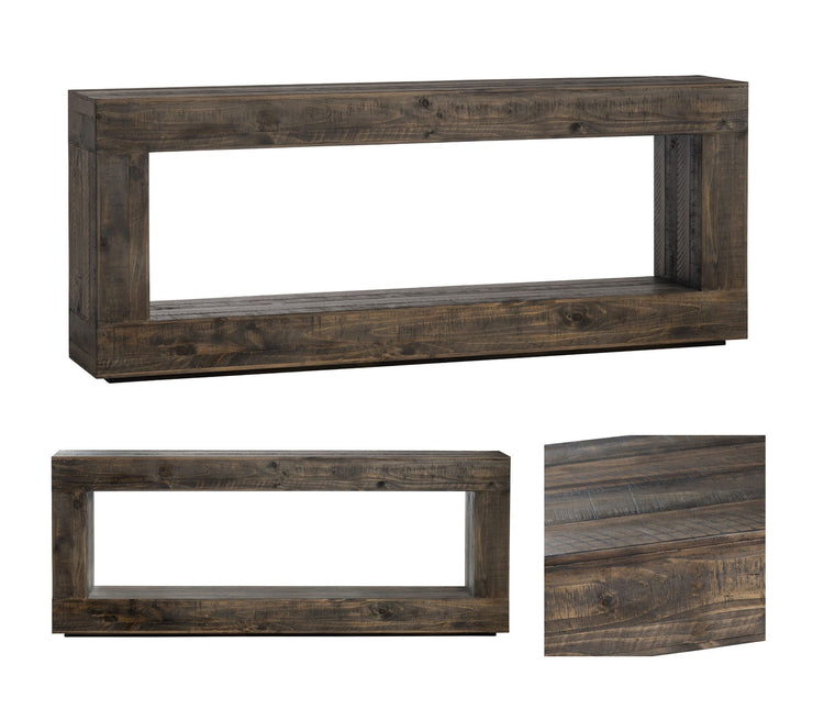 Crestview Collection Aspen Weathered Wood Console Table