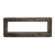 Crestview Collection Aspen Weathered Wood Console Table