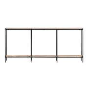 Crestview Collection Crosby Travertine Console Table