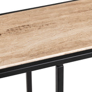 Crestview Collection Crosby Travertine Console Table
