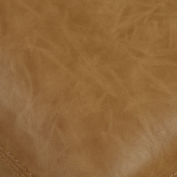 Uttermost Conifer Camel Faux Leather Modern Dining Chairs Set of 2