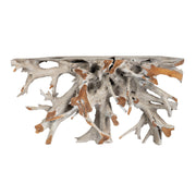 Crestview Collection Tiga Natural Teak Console Table