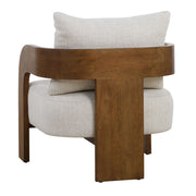 Uttermost Rowan Textured Ivory Boucle Accent Chair