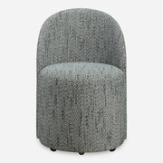Uttermost Roll With It Rich Emerald Chenille Dining Chair