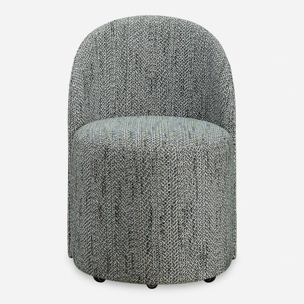 Uttermost Roll With It Rich Emerald Chenille Dining Chair
