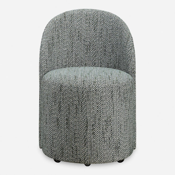 Uttermost Roll With It Rich Emerald Chenille Dining Chair