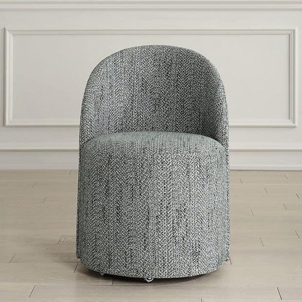 Uttermost Roll With It Rich Emerald Chenille Dining Chair