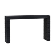 Crestview Collection Hendrix Modern Organic Black Console Table