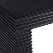 Crestview Collection Hendrix Modern Organic Black Console Table