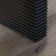 Crestview Collection Hendrix Modern Organic Black Console Table
