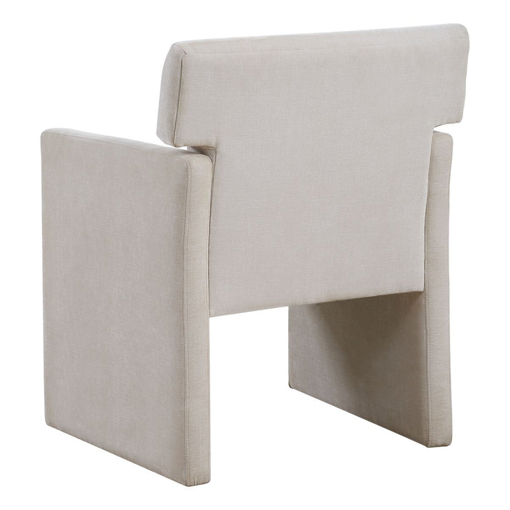 Uttermost Colette Ivory Polyester Velvet Dining Chair