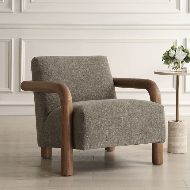 Uttermost Balance Herb Green Chenille Accent Chair