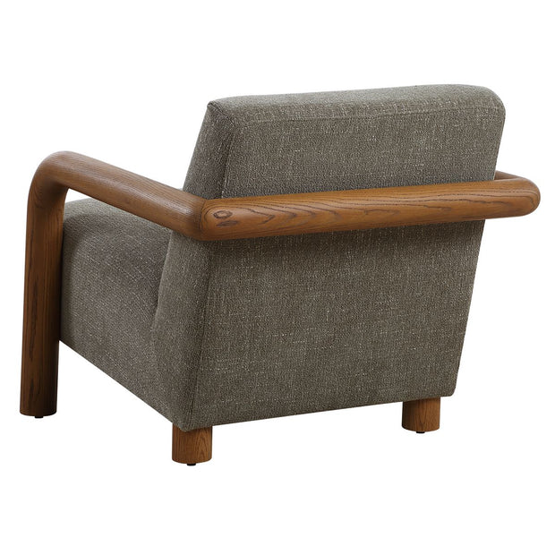Uttermost Balance Herb Green Chenille Accent Chair