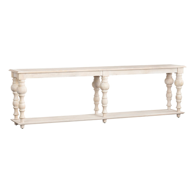 Crestview Collection Harvest Light Blonde Mango Wood  Console Table