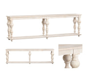 Crestview Collection Harvest Light Blonde Mango Wood  Console Table