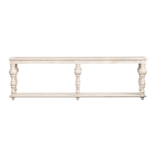 Crestview Collection Harvest Light Blonde Mango Wood  Console Table