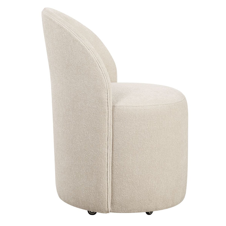 Uttermost Roll With It Sand Chenille Dining Chair