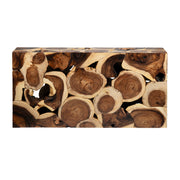 Crestview Collection Borneo Rustic Modern Console Table