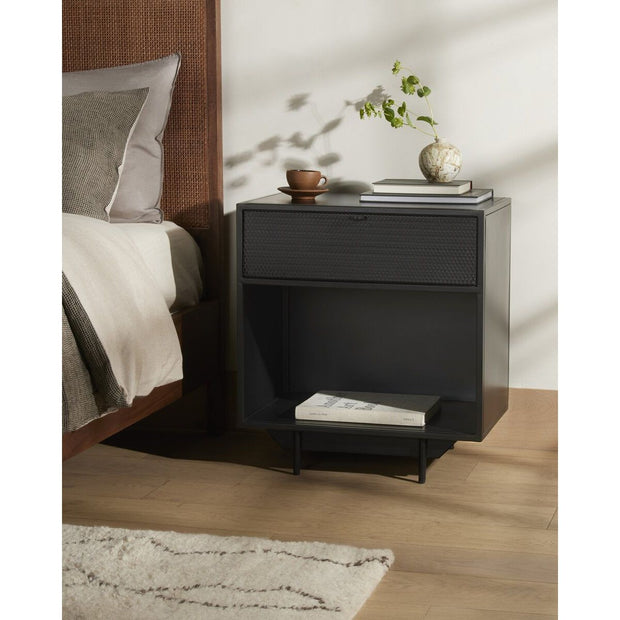 Four Hands Hendrick Black Iron Nightstand ~ LAST CHANCE~  LIMITED AVAILABILITY