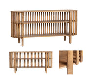 Crestview Collection Santa Ana Organic Modern Console Table