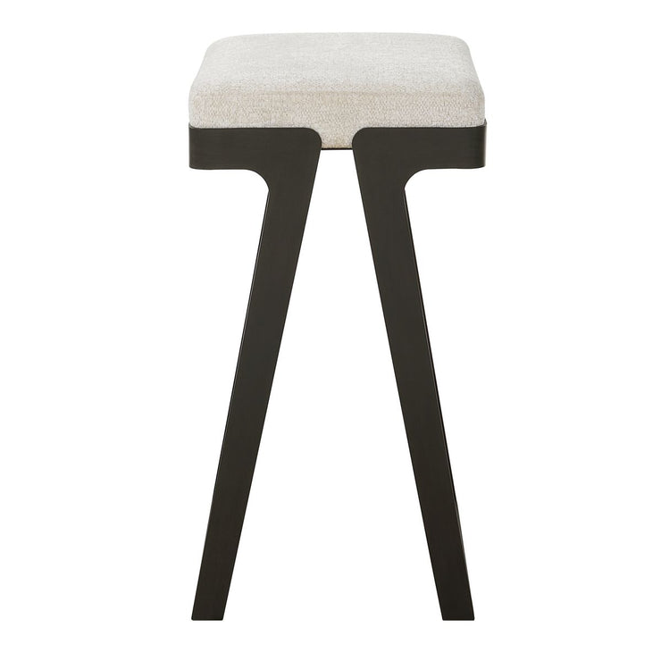 Uttermost Hover Ivory Chenille Boucle Counter Stools