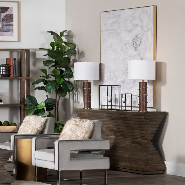 Crestview Collection Highland Park Modern Organic Console Table