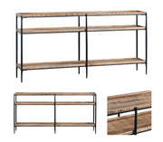 Crestview Collection Washburne Rustic Modern Console Table