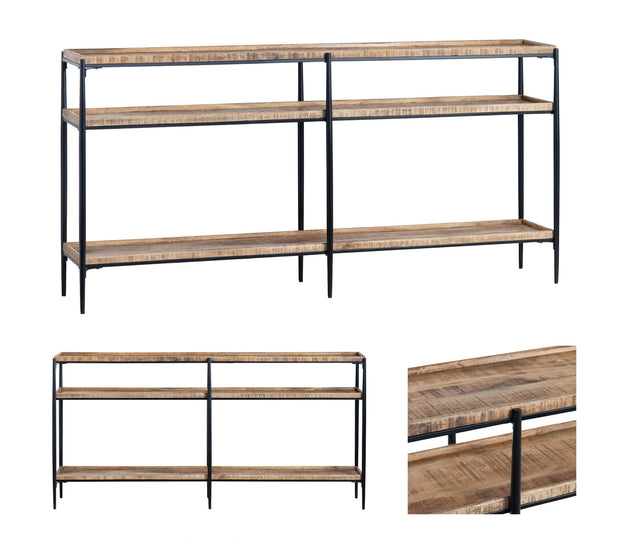 Crestview Collection Washburne Rustic Modern Console Table