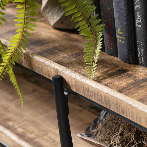 Crestview Collection Washburne Rustic Modern Console Table