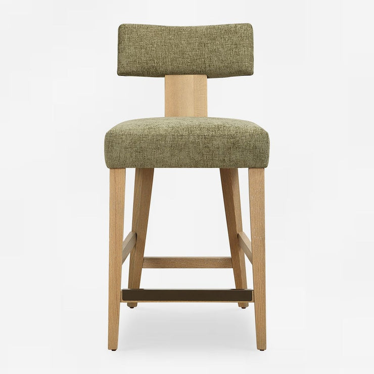 Uttermost Elysian Moss Green Counter Stool