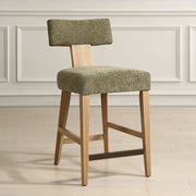 Uttermost Elysian Moss Green Counter Stool