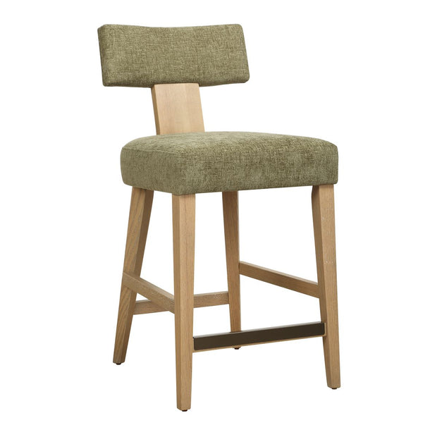 Uttermost Elysian Moss Green Counter Stool