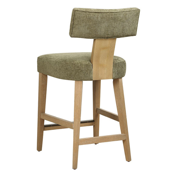 Uttermost Elysian Moss Green Counter Stool