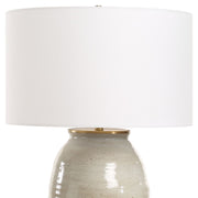 Uttermost Amos Rustic Blue Glaze Table Lamp