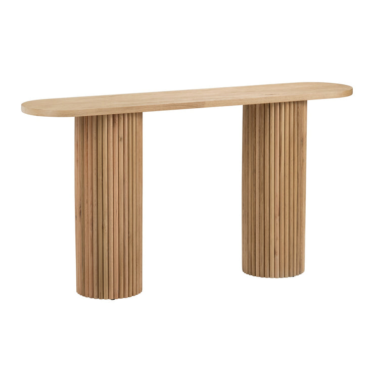 Crestview Collection Henley Fluted Wood Console Table