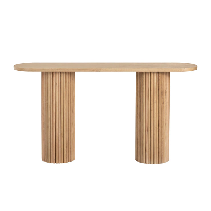Crestview Collection Henley Fluted Wood Console Table