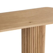 Crestview Collection Henley Fluted Wood Console Table