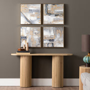 Crestview Collection Henley Fluted Wood Console Table