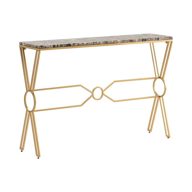 Crestview Collection Kendall Agate Console Table