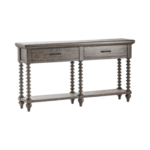 Crestview Collection Charleston Distressed Gray Console Table