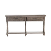 Crestview Collection Charleston Distressed Gray Console Table