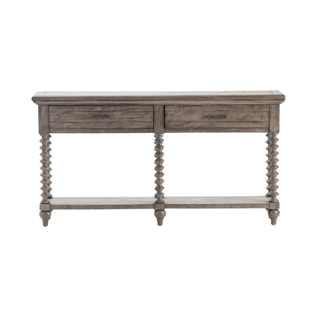 Crestview Collection Charleston Distressed Gray Console Table