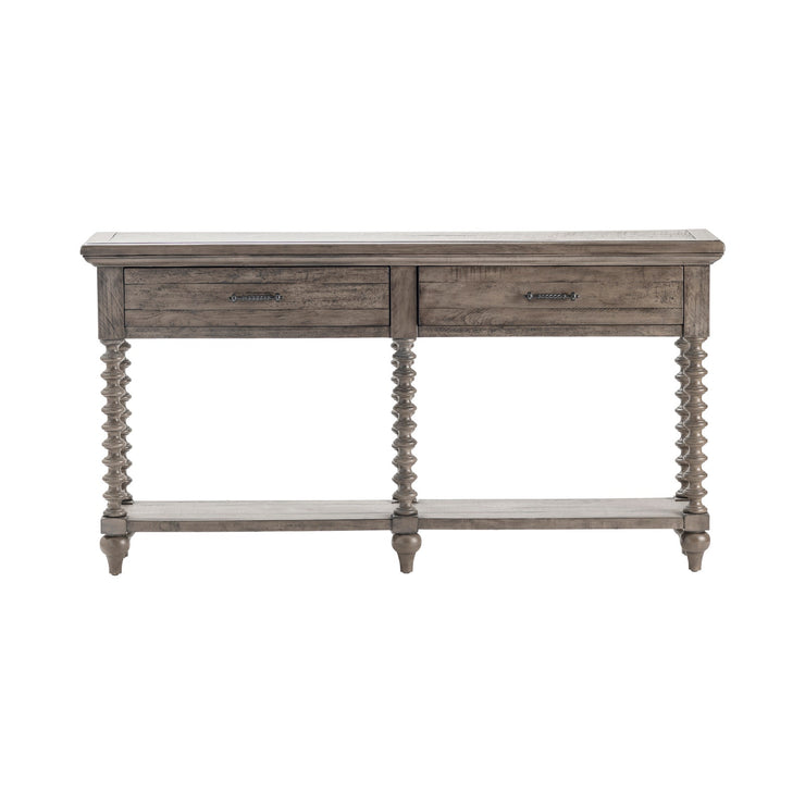 Crestview Collection Charleston Distressed Gray Console Table