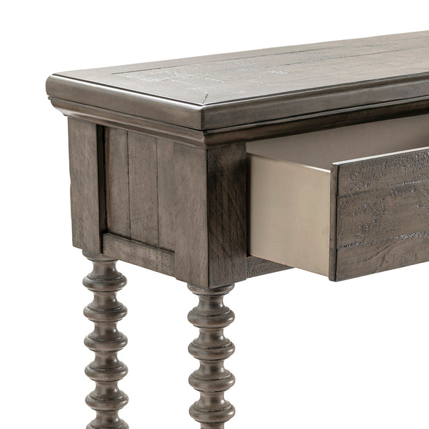 Crestview Collection Charleston Distressed Gray Console Table